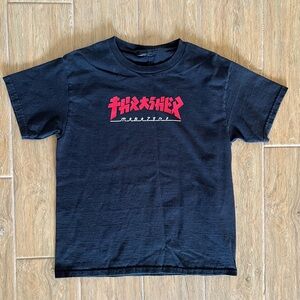 Thrasher Black T-Shirt with Red Logo (Bundle & Save)